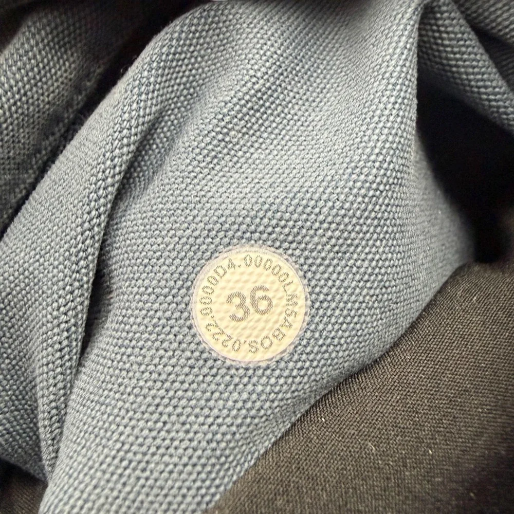 Lululemon ABC‎ Pant Slim Warpstreme Mens 36 Iron Blue 5 Pocket Commuter Trousers